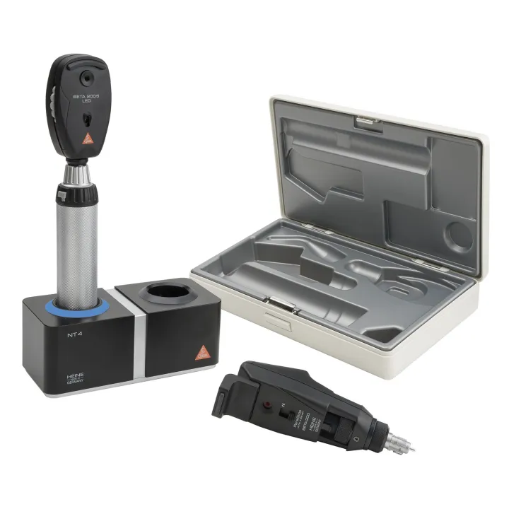 Set oftalmológico HEINE BETA 200S LED con cargador de mesa