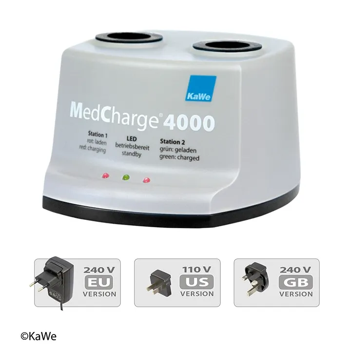 Juego de laringoscopios KaWe LED para adultos