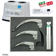 Juego de laringoscopios KaWe LED para adultos