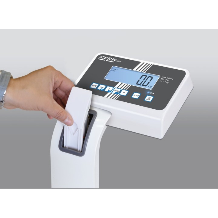 Báscula pesapersonas con tallímetro y aprobación médica KERN MPE 250K100HM