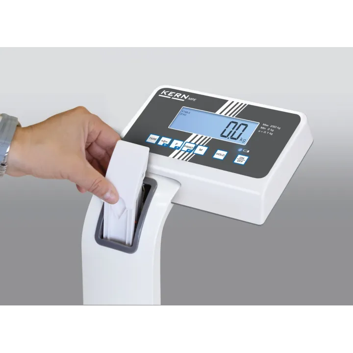Báscula pesapersonas con tallímetro y aprobación médica KERN MPE 250K100HM