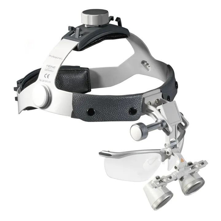 Lupas Binoculares HEINE HR 2.5x/340 en cinta craneal Profesional L