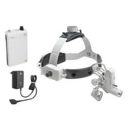 Lámpara Frontal HEINE ML4 LED Kit 1c con lupas binoculares HR 2,5x/340