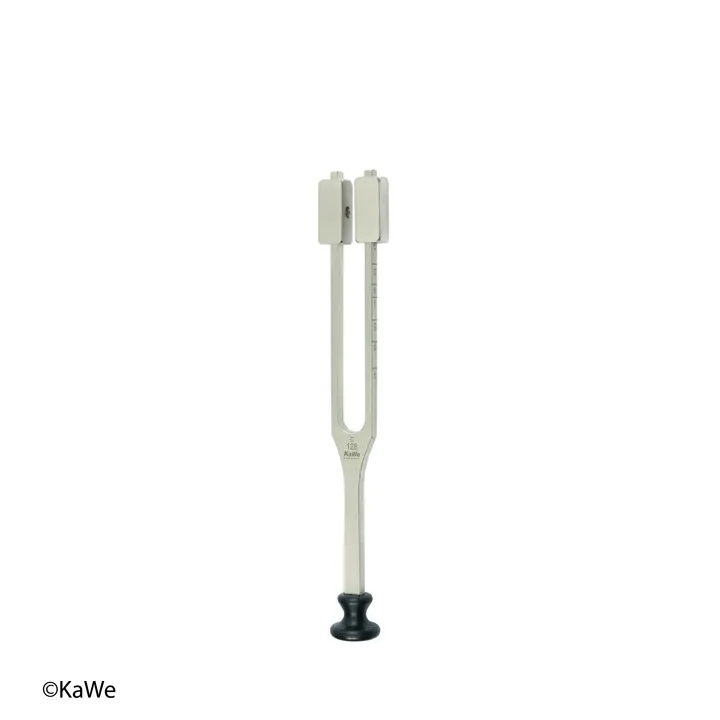 Diapasón para otorrinolaringólogos c128 Hz con silenciadores
