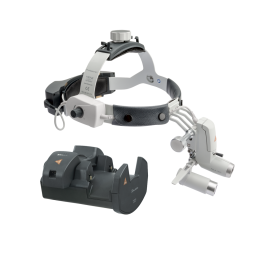 Lámpara frontal HEINE ML4 LED Kit 9c con Lupas binoculares HRP 4x
