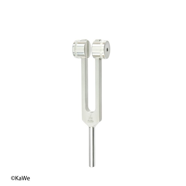 Diapasón de aluminio KaWe con silenciador c1 256 Hz