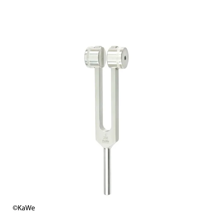 Diapasón de aluminio KaWe con silenciador c1 256 Hz