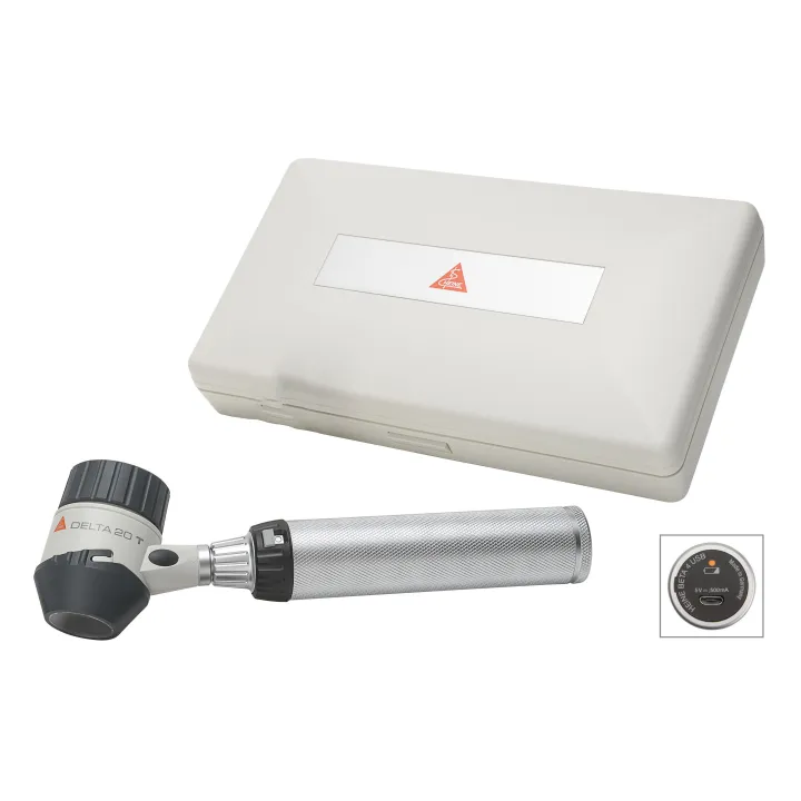 Dermatoscopio HEINE DELTA 20T Set con mango recargable