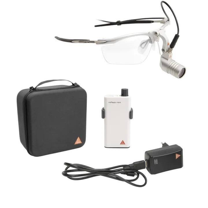 Lámpara frontal HEINE MicroLight 2 LED en S-FRAME