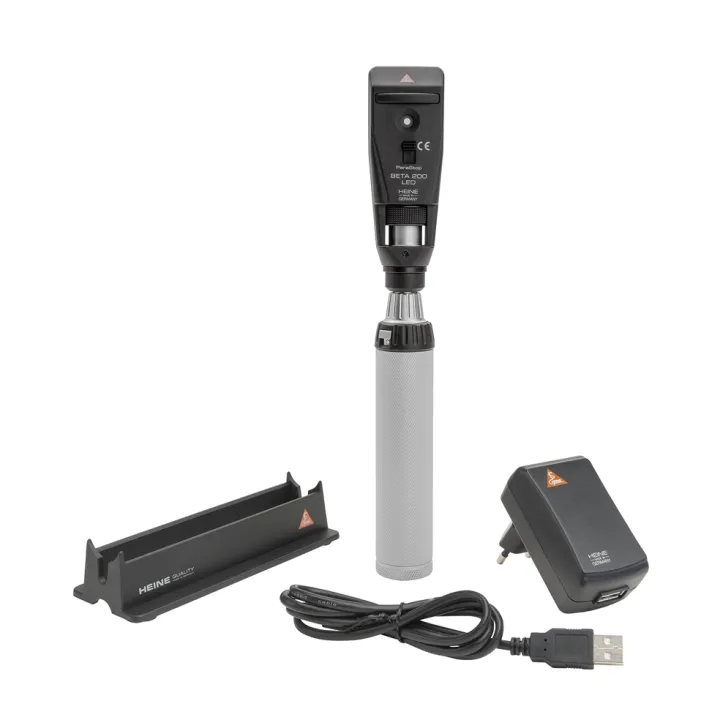 Retinoscopio de franja HEINE BETA 200 LED con BETA 4 USB mango