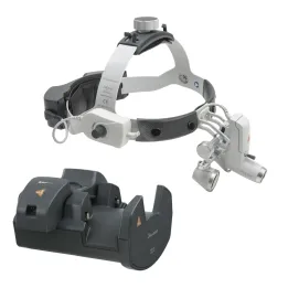 Lámpara Frontal HEINE ML4 LED Kit 7c con Lupas binoculares HR 2,5x