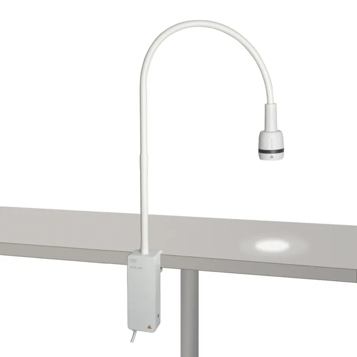 Lámpara de exploración HEINE EL3 LED para montaje sobre mesa