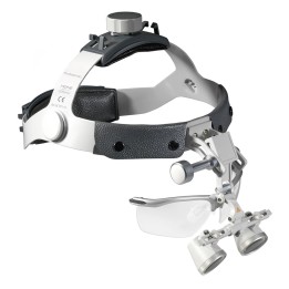 Lupas Binoculares HEINE HR 2.5x/520 en cinta craneal Profesional L