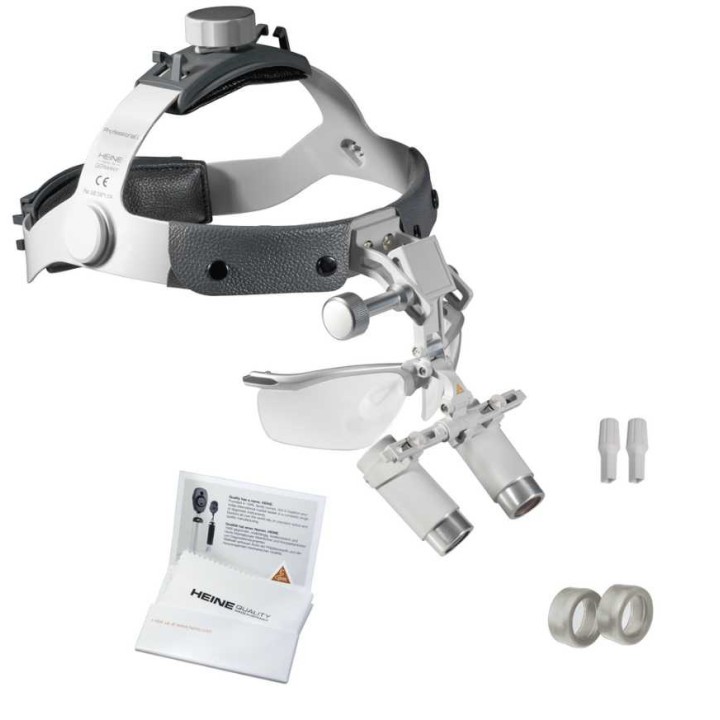 Lupas Binoculares HEINE HRP 6x en cinta craneal Profesional L