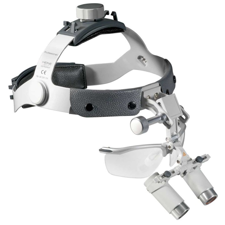 Lupas Binoculares HEINE HRP 6x en cinta craneal Profesional L