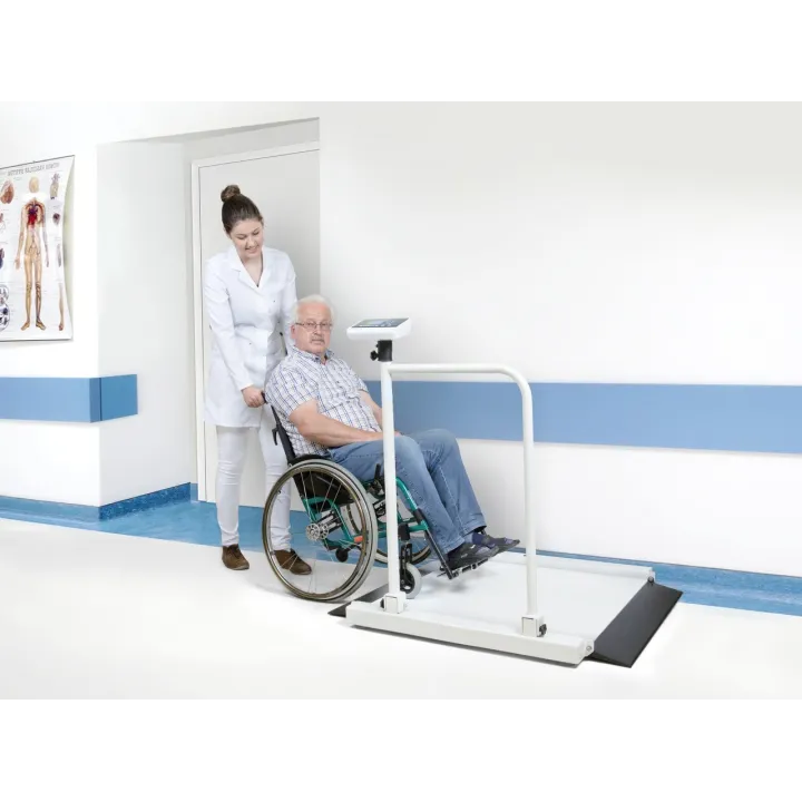 Báscula para silla de ruedas con asidero práctico KERN MWA 300K-1PM