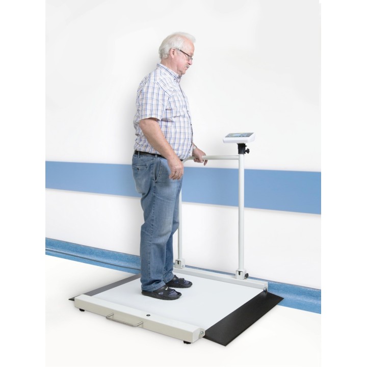 Báscula para silla de ruedas con asidero práctico KERN MWA 300K-1PM