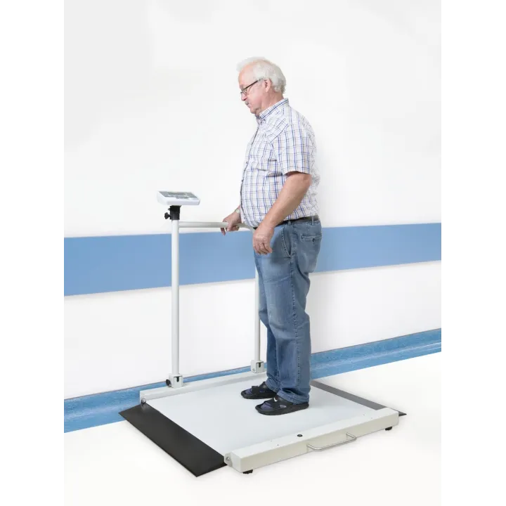 Báscula para silla de ruedas con asidero práctico KERN MWA 300K-1PM