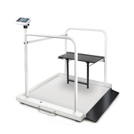 Báscula con pasamanos y asiento KERN MWA con aprobación médica