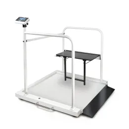 Báscula con pasamanos y asiento KERN MWA con aprobación médica