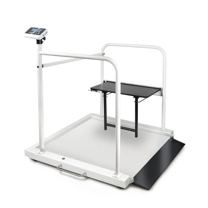 Báscula con pasamanos y asiento KERN MWA con aprobación médica