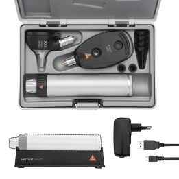 Set combinado de diagnóstico HEINE K180 LED con mango recargable