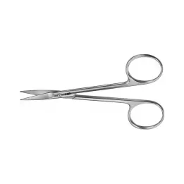 Aesculap Tijeras Iris, rectas, de corte delicado, afiladas, 110 mm