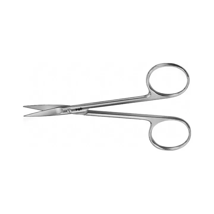 Aesculap Tijeras Iris, rectas, de corte delicado, afiladas, 110 mm