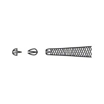 Pinza para tejido ADSON de Aesculap, 120 mm, 1 x 2 dientes