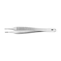 Pinza anatómica Aesculap HUDSON, rectas, finas, 125 mm