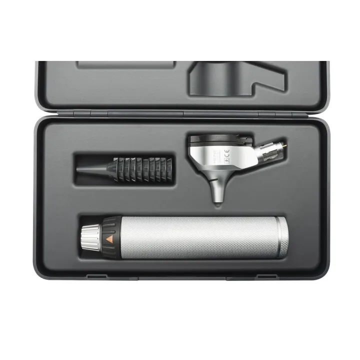 Otoscopio HEINE BETA 400 LED con mango a pilas en estuche
