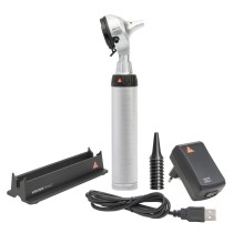 Otoscopio HEINE BETA 400 LED con mango recargable en estuche