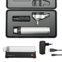 Otoscopio HEINE BETA 400 LED con mango recargable en estuche