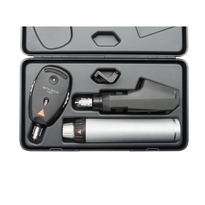 Set oftalmológico HEINE BETA 200S LED con mango de batería