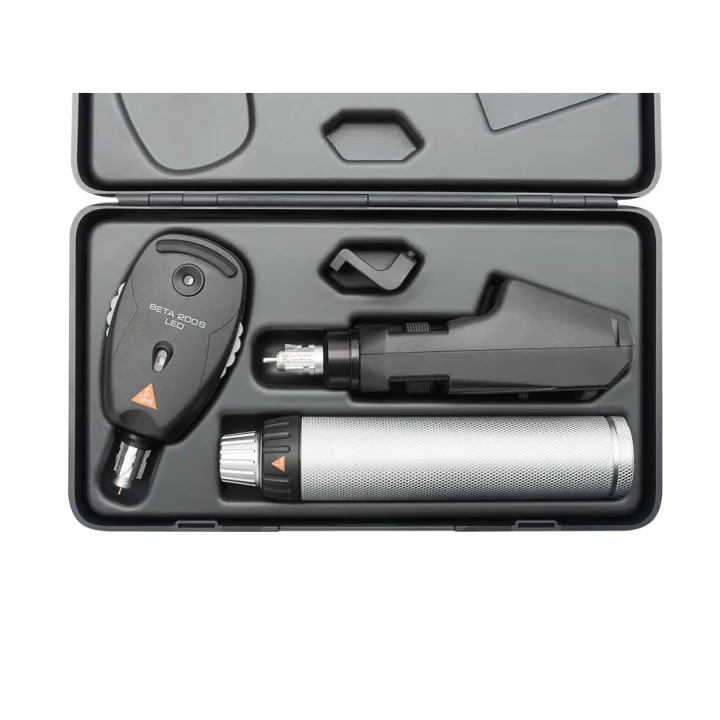 Set oftalmológico HEINE BETA 200S LED con mango de batería