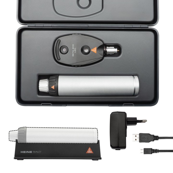 Oftalmoscopio HEINE BETA 200 LED con mango recargable