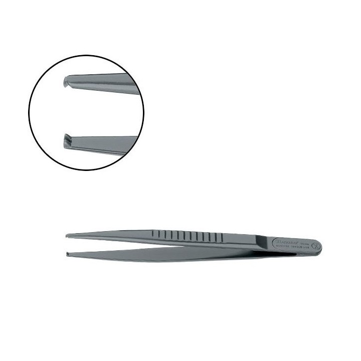 Pinzas para tejidos Aesculap SUSI, rectas, 145 mm, 1 x 2 dientes, estériles