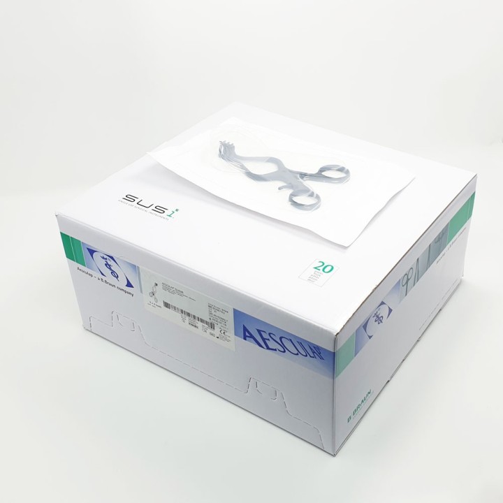 Aesculap SUSI, retractor WEITLANER (autorretenedor), 130 mm, 3 x 4 dientes