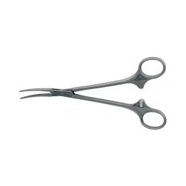 Aesculap SUSI Pinzas hemostáticas BIRKETT, curva, 185 mm, dentadas, estériles