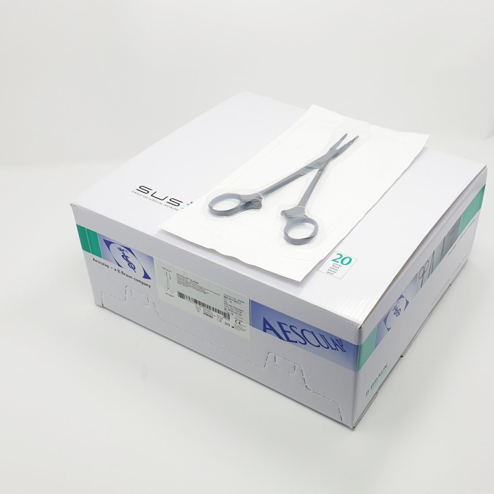 Aesculap SUSI Pinza hemostática BIRKETT, recta, estéril, 185 mm