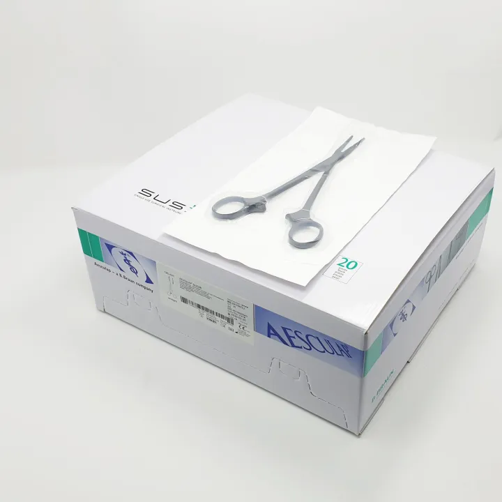Aesculap SUSI Pinza hemostática BIRKETT, recta, estéril, 185 mm