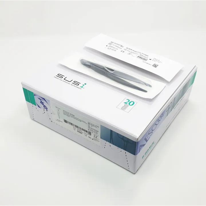 Aesculap SUSI Pinzas anatómicas, dentadas, 145 mm, estériles, de un solo uso