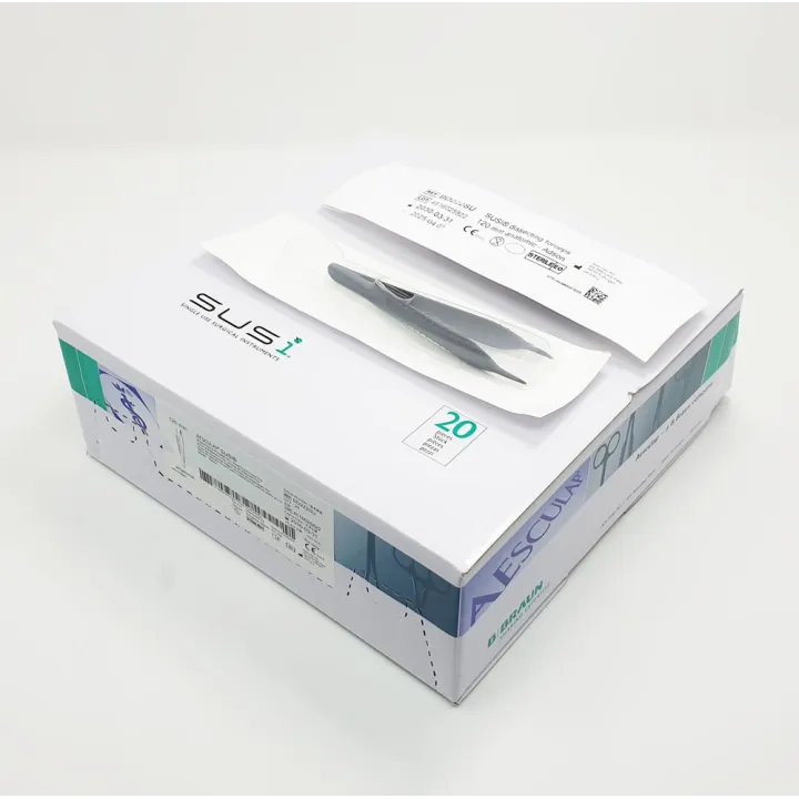 Aesculap SUSI pinzas anatómicas ADSON, fina, dentadas, estériles, 120 mm