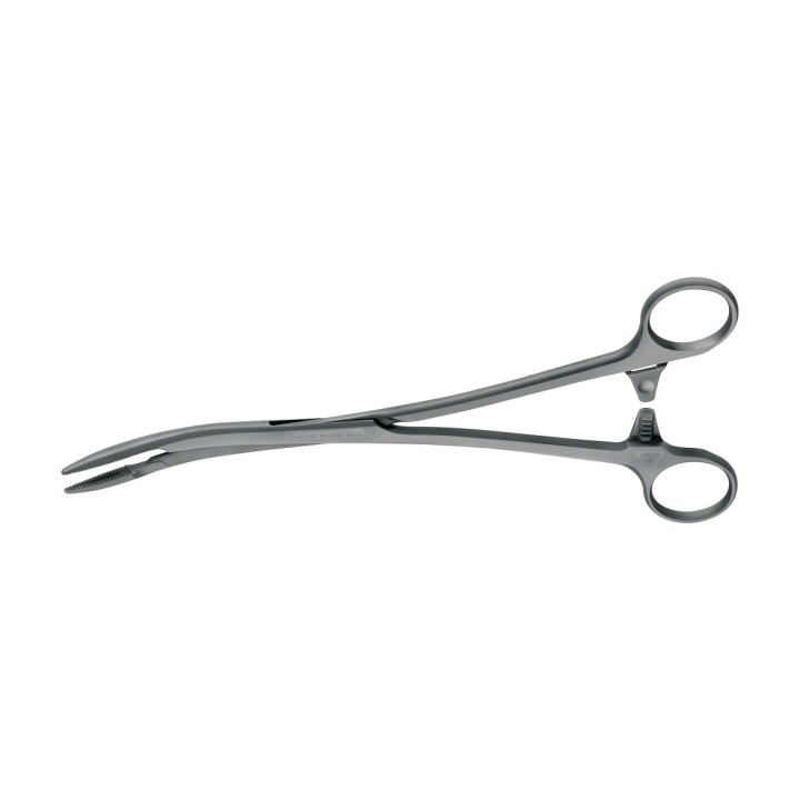 Pinzas para esponjas y apósitos Aesculap SUSI de MAIER, curvas, 265 mm, estériles